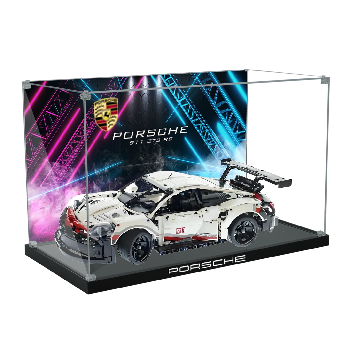 BrickArmor Display Case for LEGO Porsche 911 RSR 42096