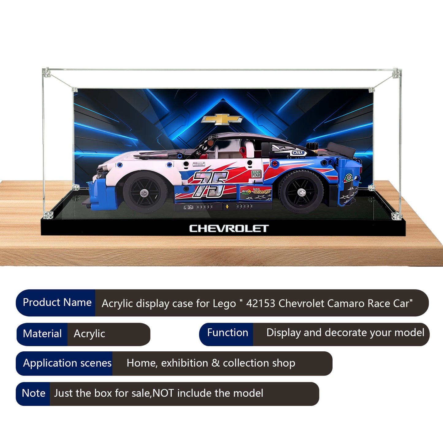 BrickArmor Display Case for LEGO Chevrolet 42153
