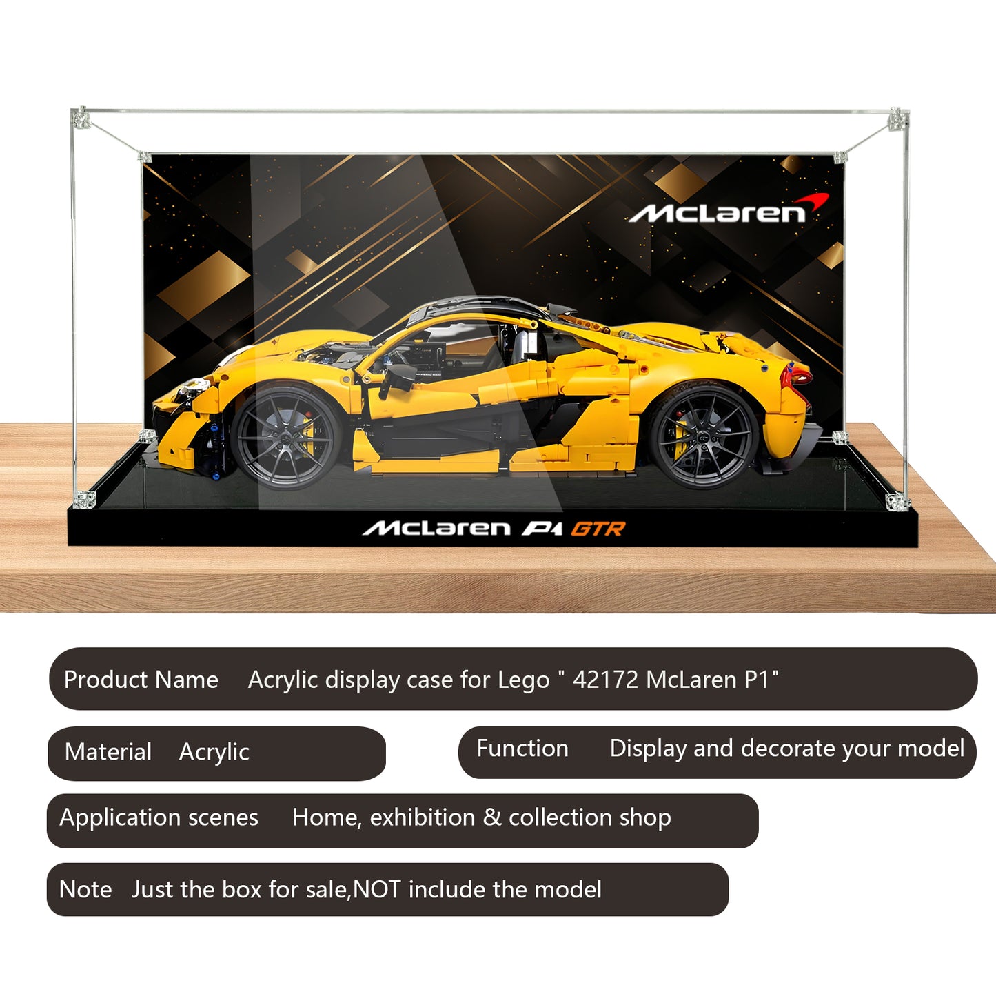 BrickArmor Display Case for LEGO Technic McLaren P1™ 42172