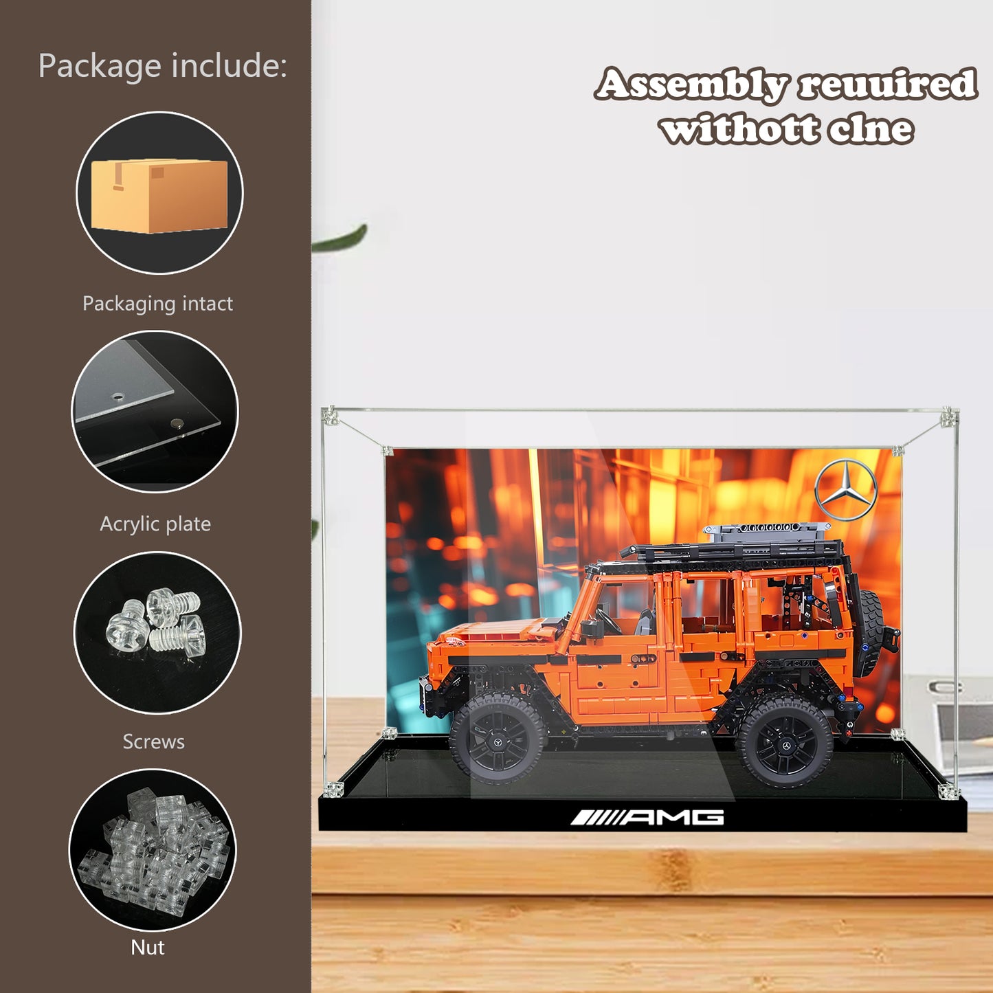 BrickArmor Display Case for LEGO Mercedes-Benz G 42177