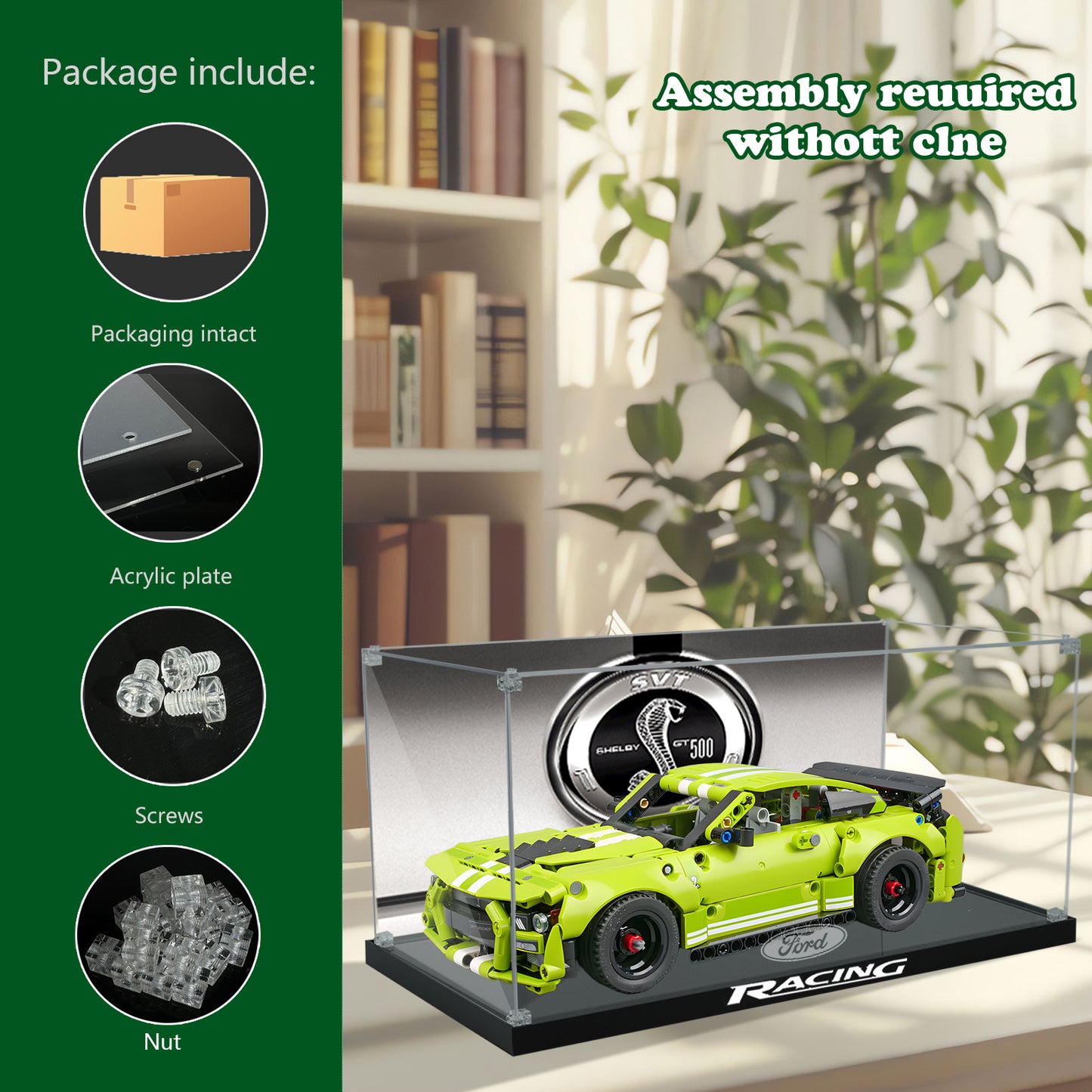 BrickArmor Display Case for LEGO Ford GT500 42138