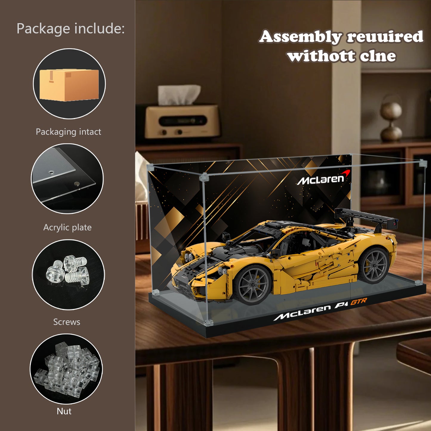 BrickArmor Display Case for LEGO Technic McLaren P1™ 42172