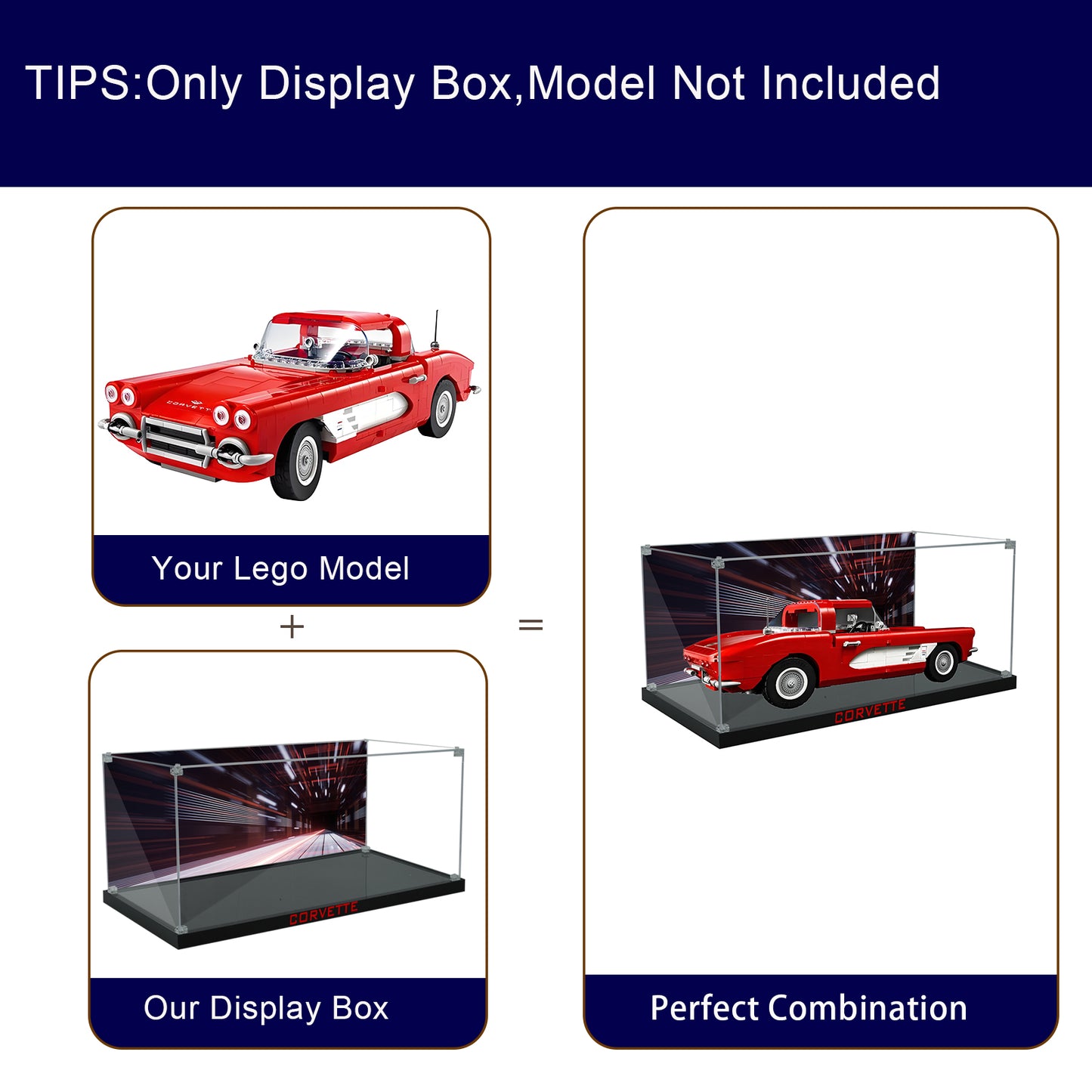 BrickArmor Display Case for LEGO Chevrolet 10321