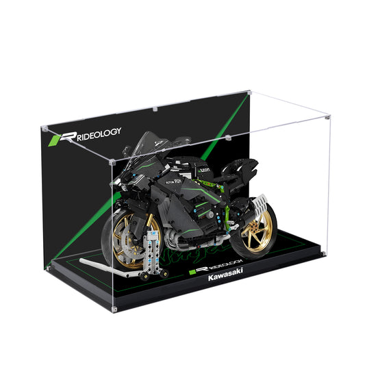 BrickArmor Display Case for LEGO Kawasaki H2R motorcycle 42170