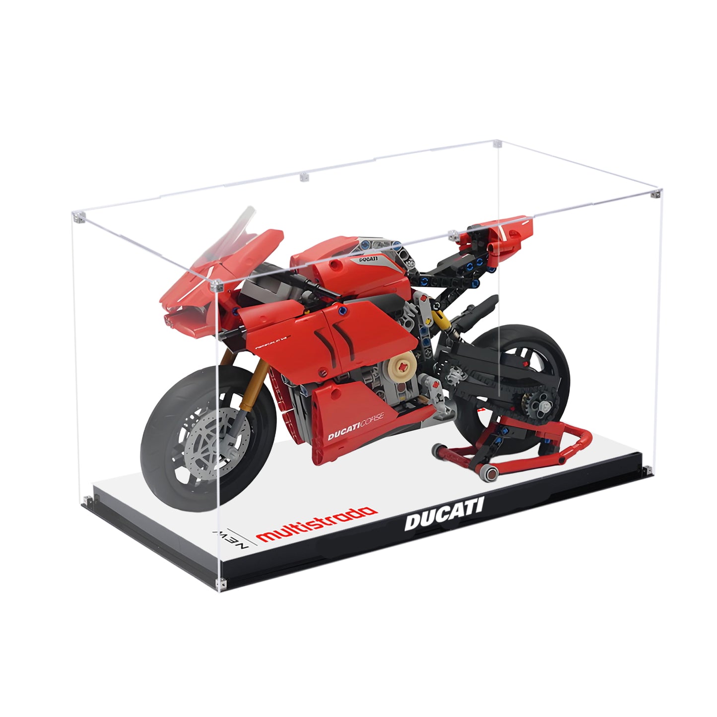 BrickArmor Display Case for LEGO Ducati V4R motorcycle 42107