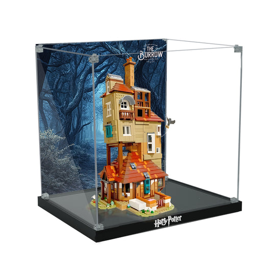 BrickArmor Display Case for LEGO Harry Potter's Burrow 76437