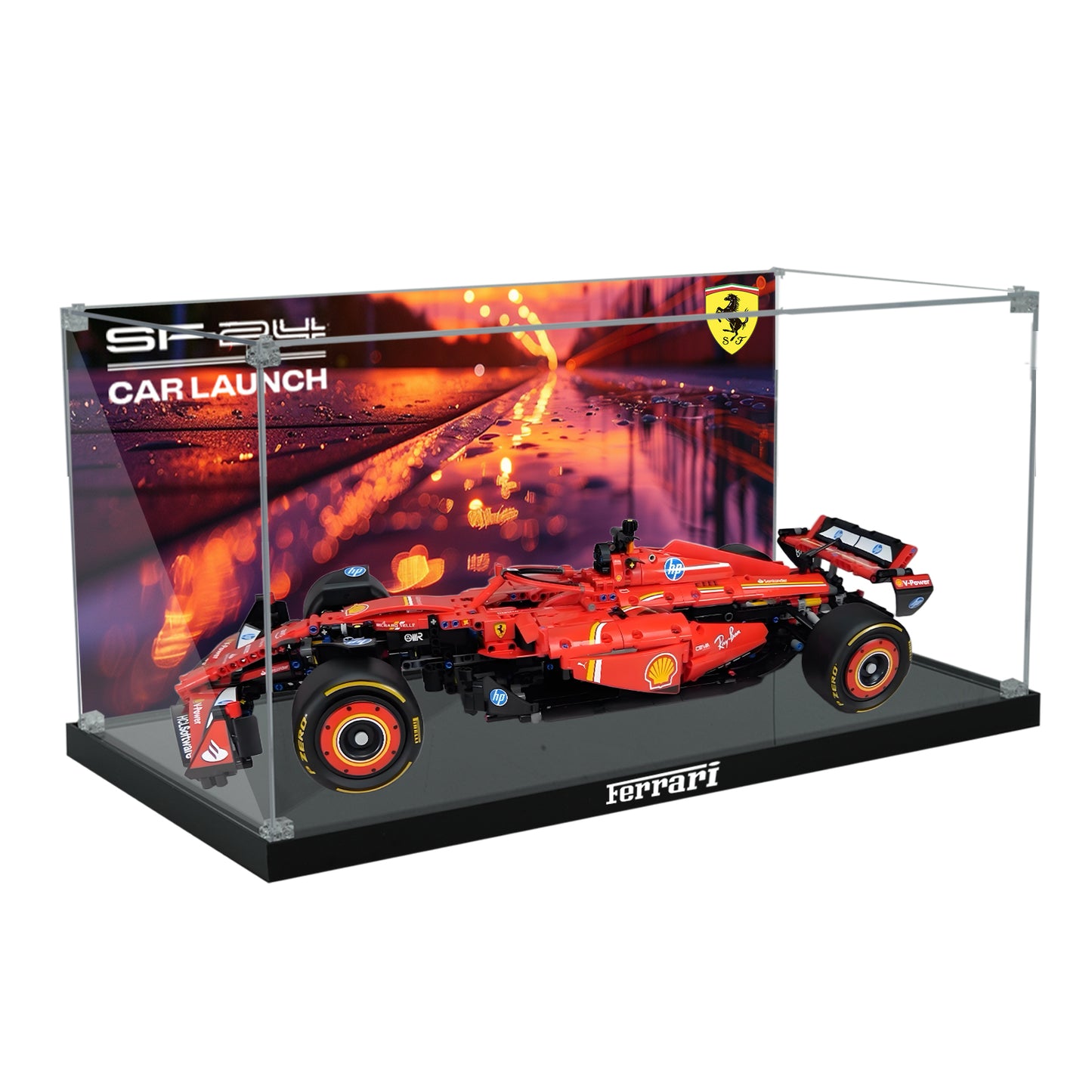 BrickArmor Display Case for LEGO Technic Ferrari SF-24 F1 42207