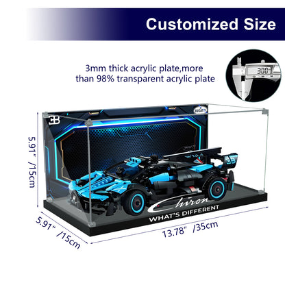 BrickArmor Display Case for LEGO Bugatti 42162
