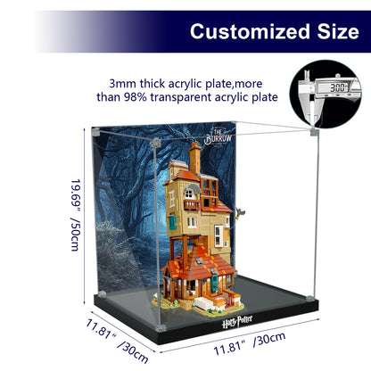 BrickArmor Display Case for LEGO Harry Potter's Burrow 76437