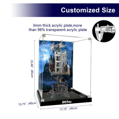 BrickArmor Display Case for LEGO Harry Potter, Gringotts 76417