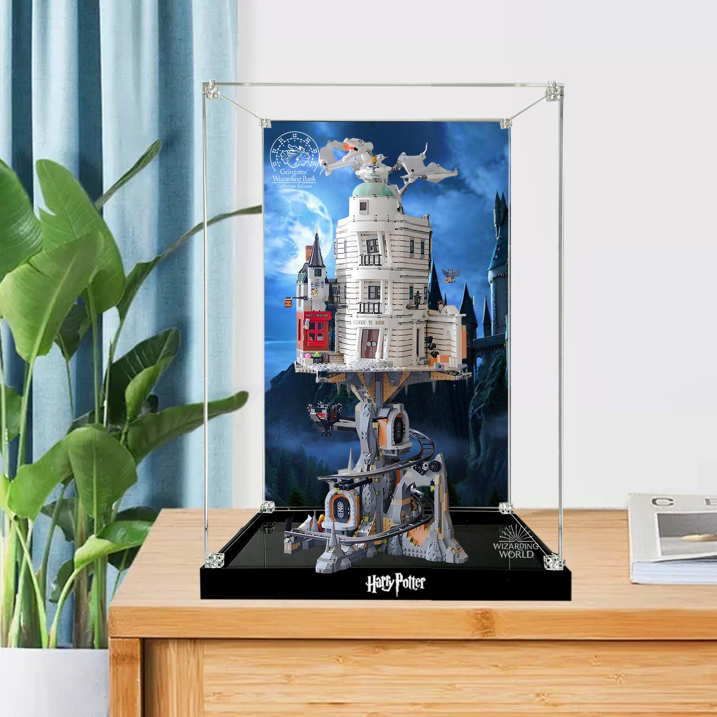 BrickArmor Display Case for LEGO Harry Potter, Gringotts 76417