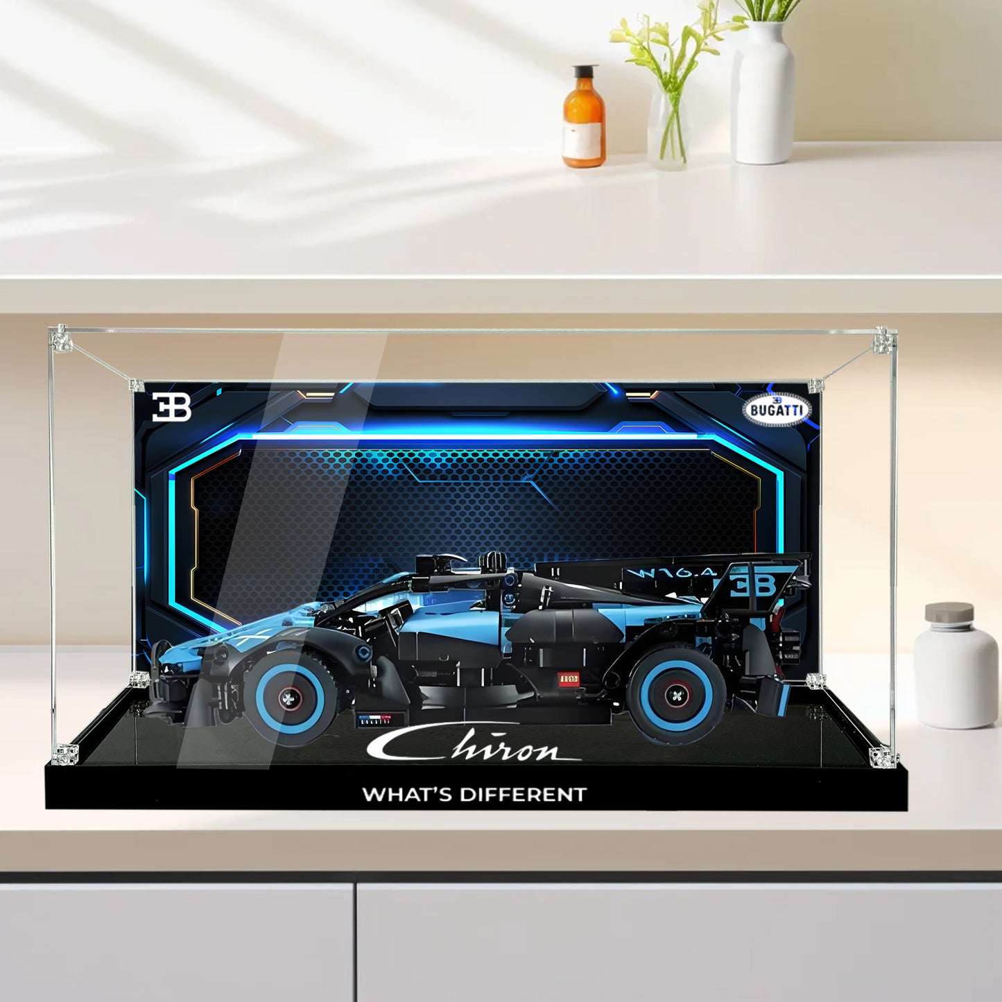 BrickArmor Display Case for LEGO Bugatti 42162