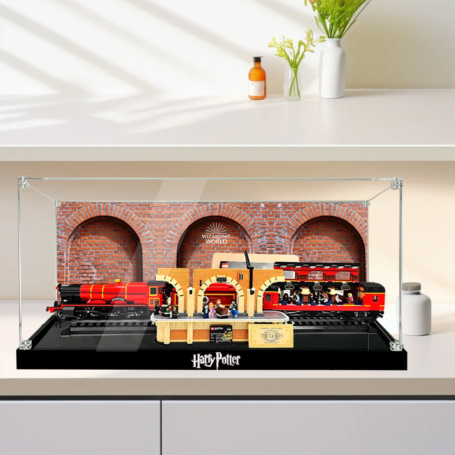 BrickArmor Display Case for LEGO Harry Potter and Hogwarts Railway Station 76405