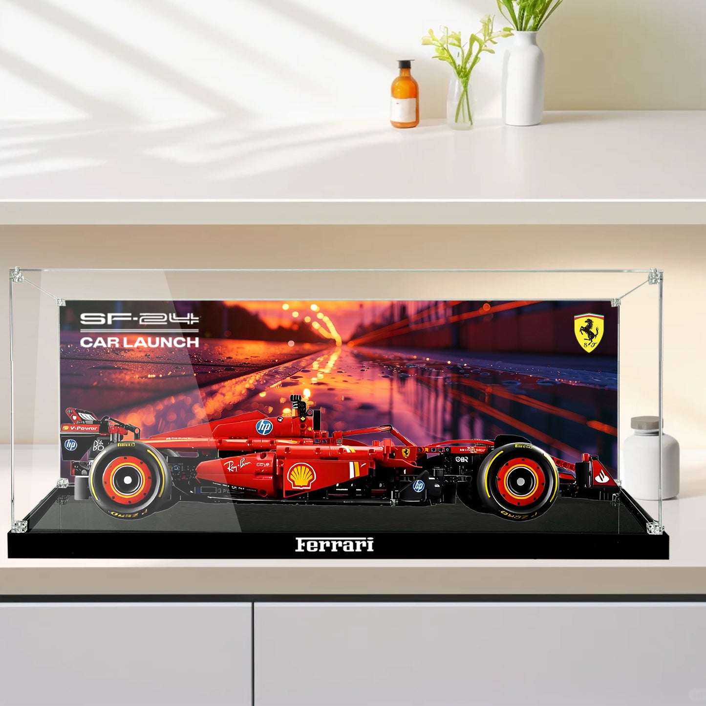 BrickArmor Display Case for LEGO Technic Ferrari SF-24 F1 42207