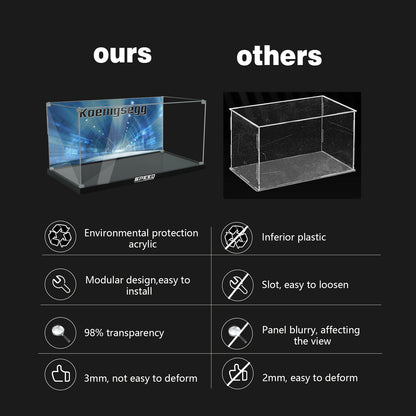 BrickArmor Display Case for LEGO Koenigsegg 76900