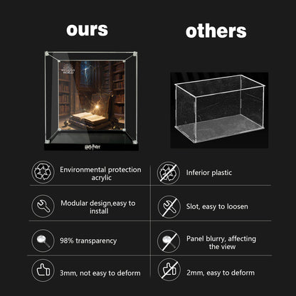 BrickArmor Display Case for LEGO Harry Potter branch cap 76429