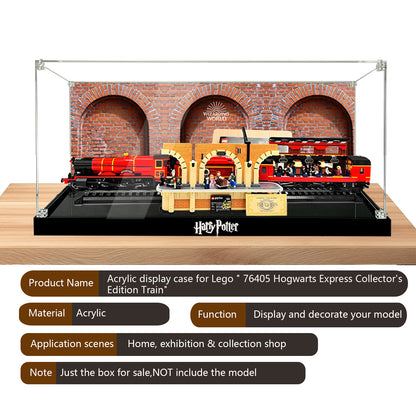 BrickArmor Display Case for LEGO Harry Potter and Hogwarts Railway Station 76405