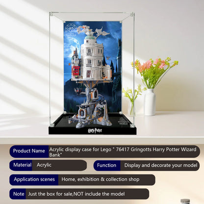 BrickArmor Display Case for LEGO Harry Potter, Gringotts 76417