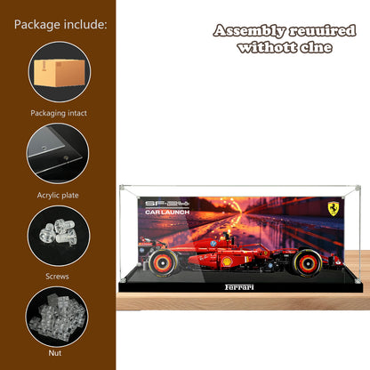 BrickArmor Display Case for LEGO Technic Ferrari SF-24 F1 42207