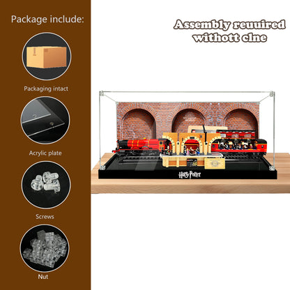 BrickArmor Display Case for LEGO Harry Potter and Hogwarts Railway Station 76405