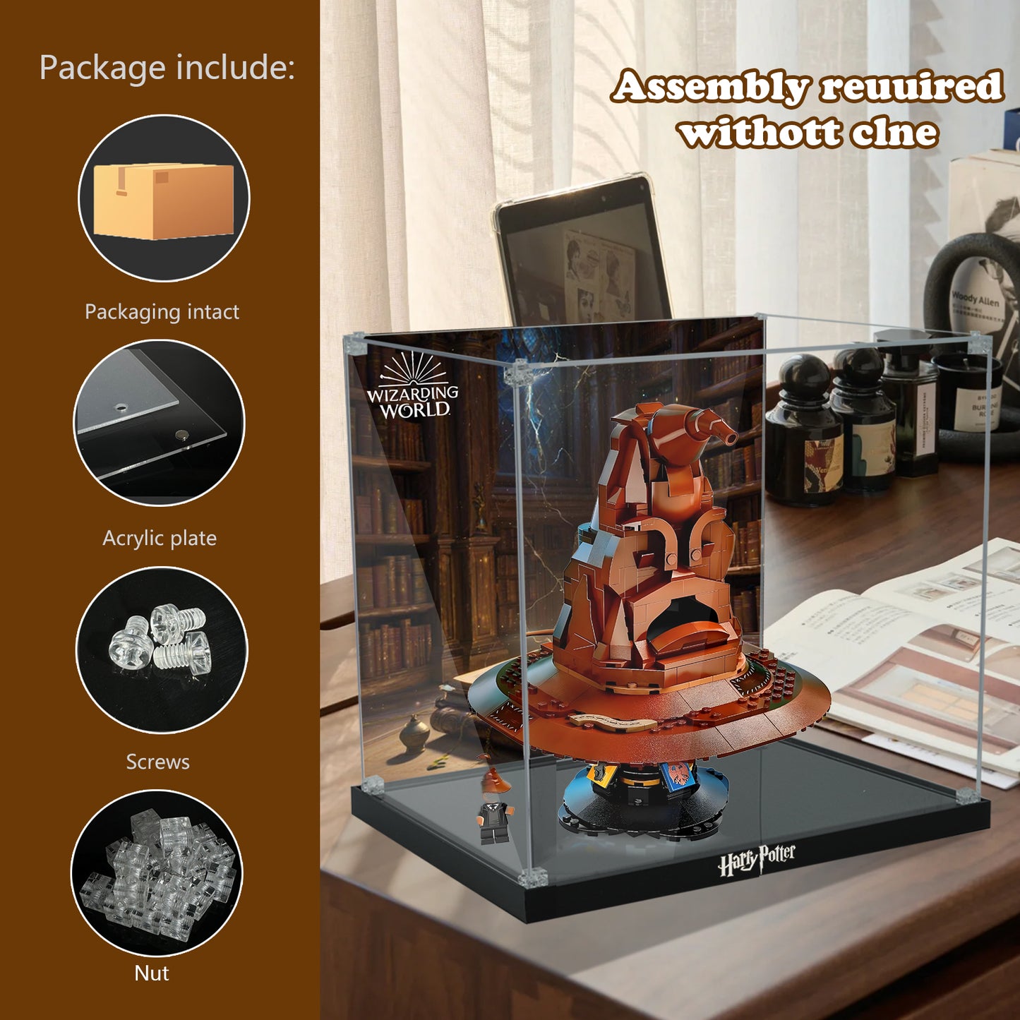 BrickArmor Display Case for LEGO Harry Potter branch cap 76429