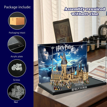 BrickArmor Display Case for LEGO Harry Potter and Hogwarts Castle 71043