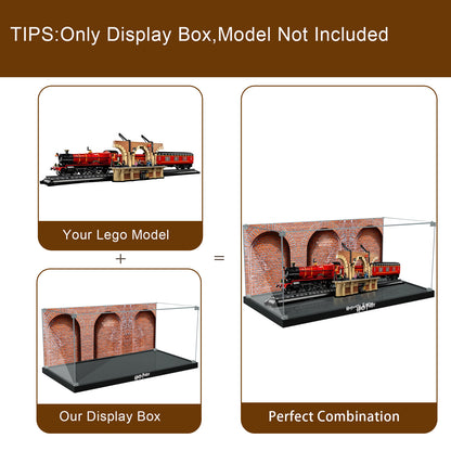 BrickArmor Display Case for LEGO Harry Potter and Hogwarts Railway Station 76405