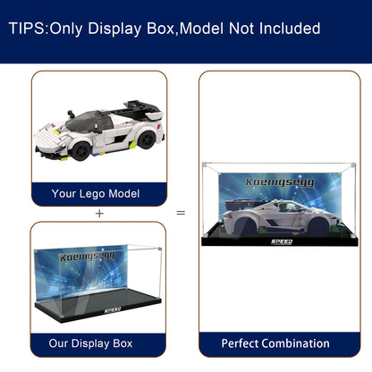 BrickArmor Display Case for LEGO Koenigsegg 76900