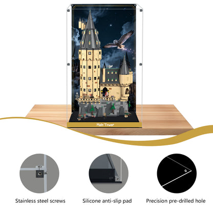 BrickArmor Display Case for LEGO 76454 Hogwarts Castle Building Set,Dustproof Clear Display Box Compatible with Lego76454(Box Only，Model Not Included)