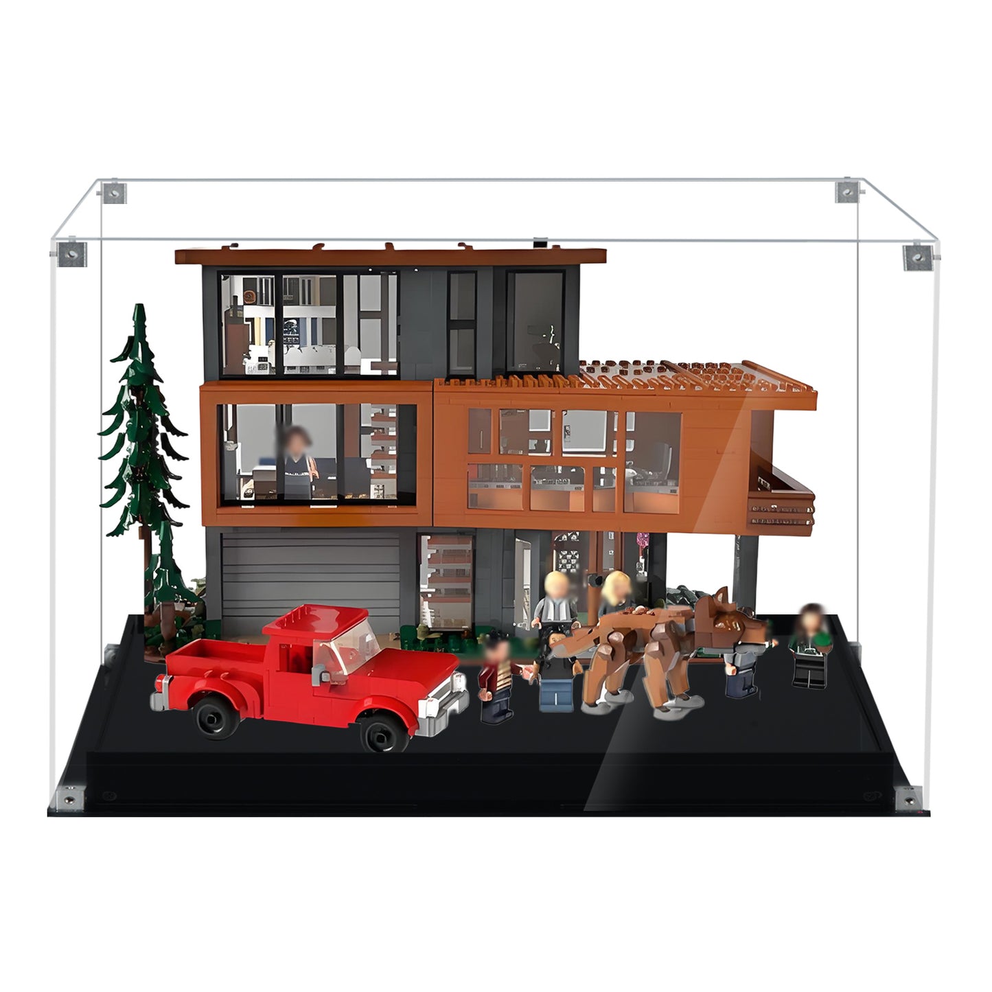 BrickArmor Display Case for LEGO 21354 Twilight The Cullen House Building Set,Dustproof Clear Display Box Compatible with Lego21354(Box Only，Model Not Included)
