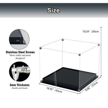 BrickArmor Display Case for LEGO 21354 Twilight The Cullen House Building Set,Dustproof Clear Display Box Compatible with Lego21354(Box Only，Model Not Included)