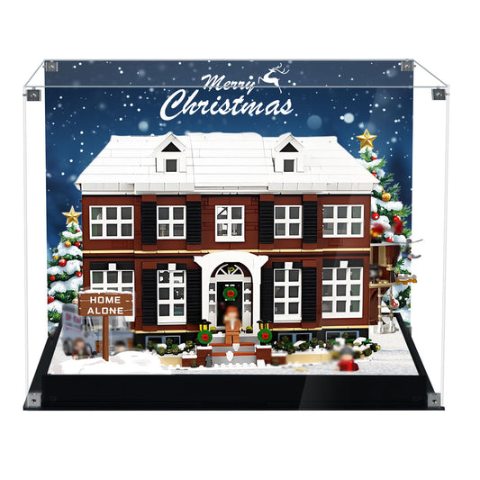 BrickArmor Display Case for LEGO 21330 Home Alone McCallisters House Building Set,Dustproof Clear Display Box Compatible with Lego21330 Home Alone(Box Only，Model Not Included)