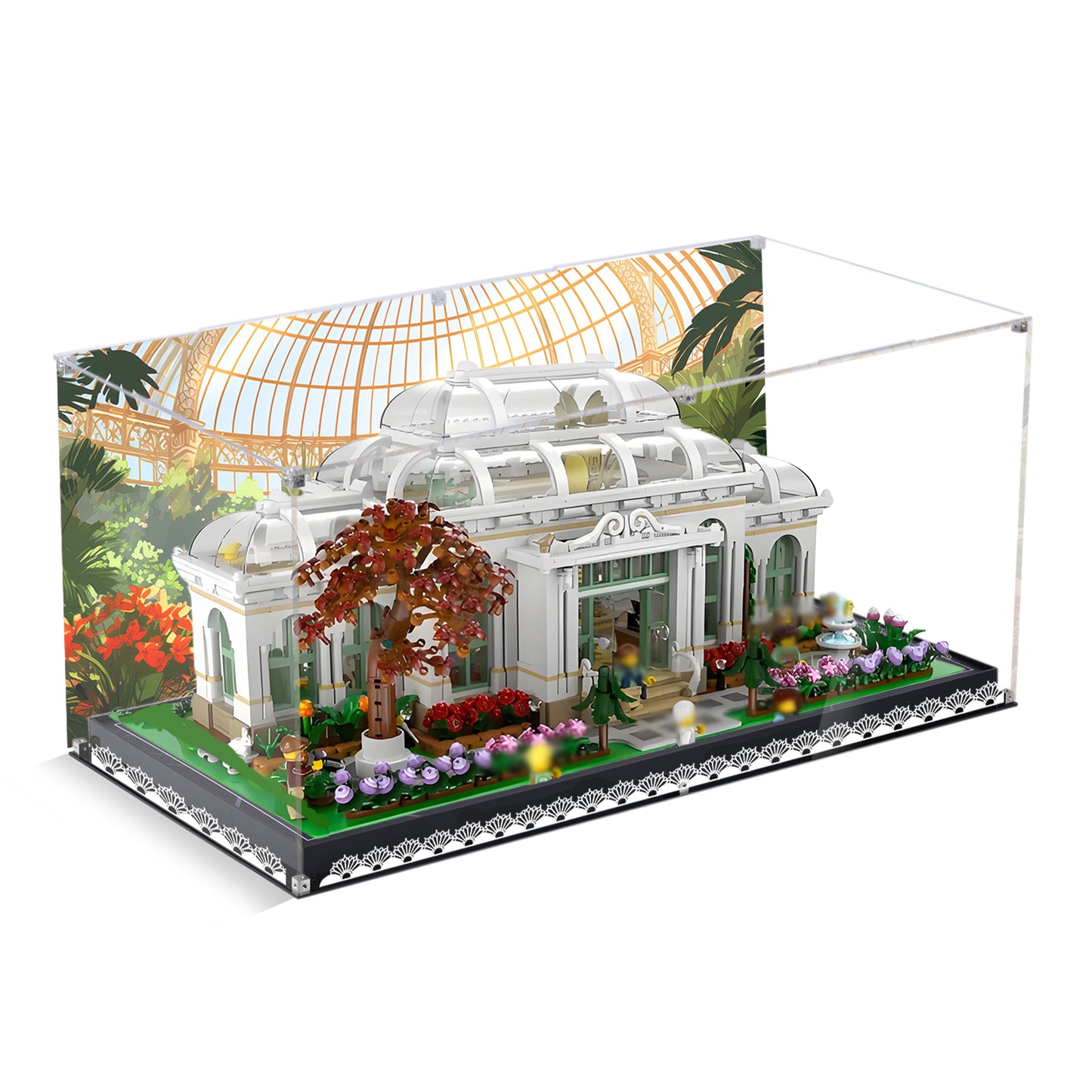 BrickArmor Display Case for LEGO 21353 Botanical Garden Building Set,Dustproof Clear Display Box Compatible with Lego 21353(Box Only，Model Not Included)