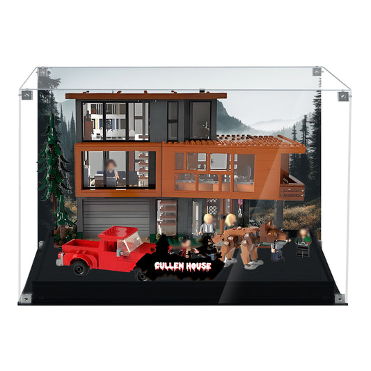 BrickArmor Display Case for LEGO 21354 Twilight The Cullen House Building Set,Dustproof Clear Display Box Compatible with Lego21354(Box Only，Model Not Included)