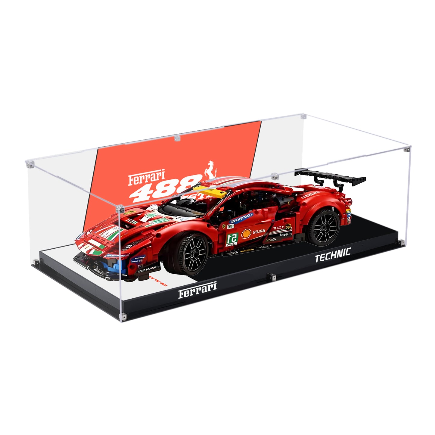 BrickArmor Display Case for LEGO Faraday 488 42125