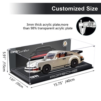 BrickArmor Display Case for LEGO Porsche 911 10295