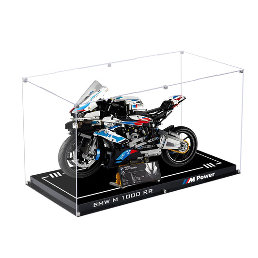 BrickArmor Display Case for LEGO BMW 1000rr motorcycle 42130