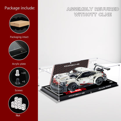 BrickArmor Display Case for LEGO Porsche 911RSR 42096