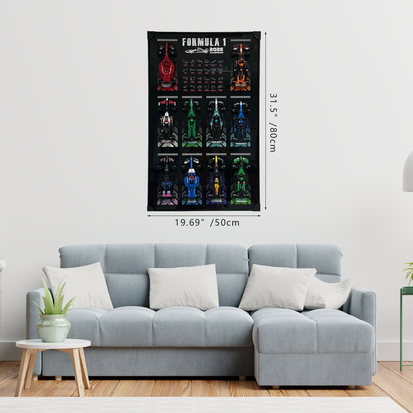 Display Wallboard Compatible with Lego 66802 Collectible F1 Model Car Building Set,Dustproof Clear Display Box Compatible with Lego Speed Champions Ultimate Formula 1(Box Only，Model Not Included)