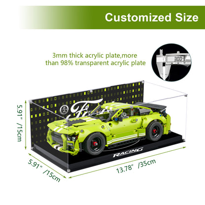 BrickArmor Display Case for LEGO Ford GT500 42138