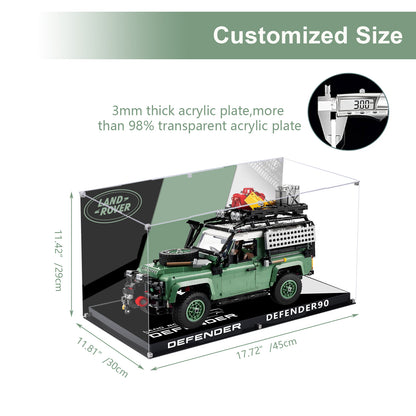BrickArmor Display Case for LEGO Land Rover Defender 10317