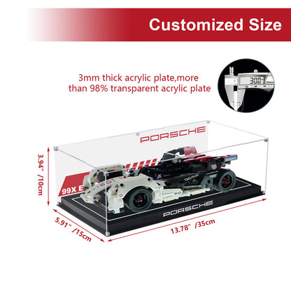 BrickArmor Display Case for LEGO Porsche Formula 42137