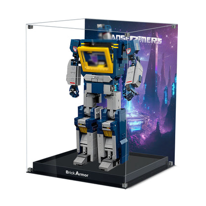 BrickArmor Display Case for LEGO Transformers Soundwave 10358 Model Dustproof Clear Display Box Compatible with Lego 10358 (Box Only, Model Not Includ)