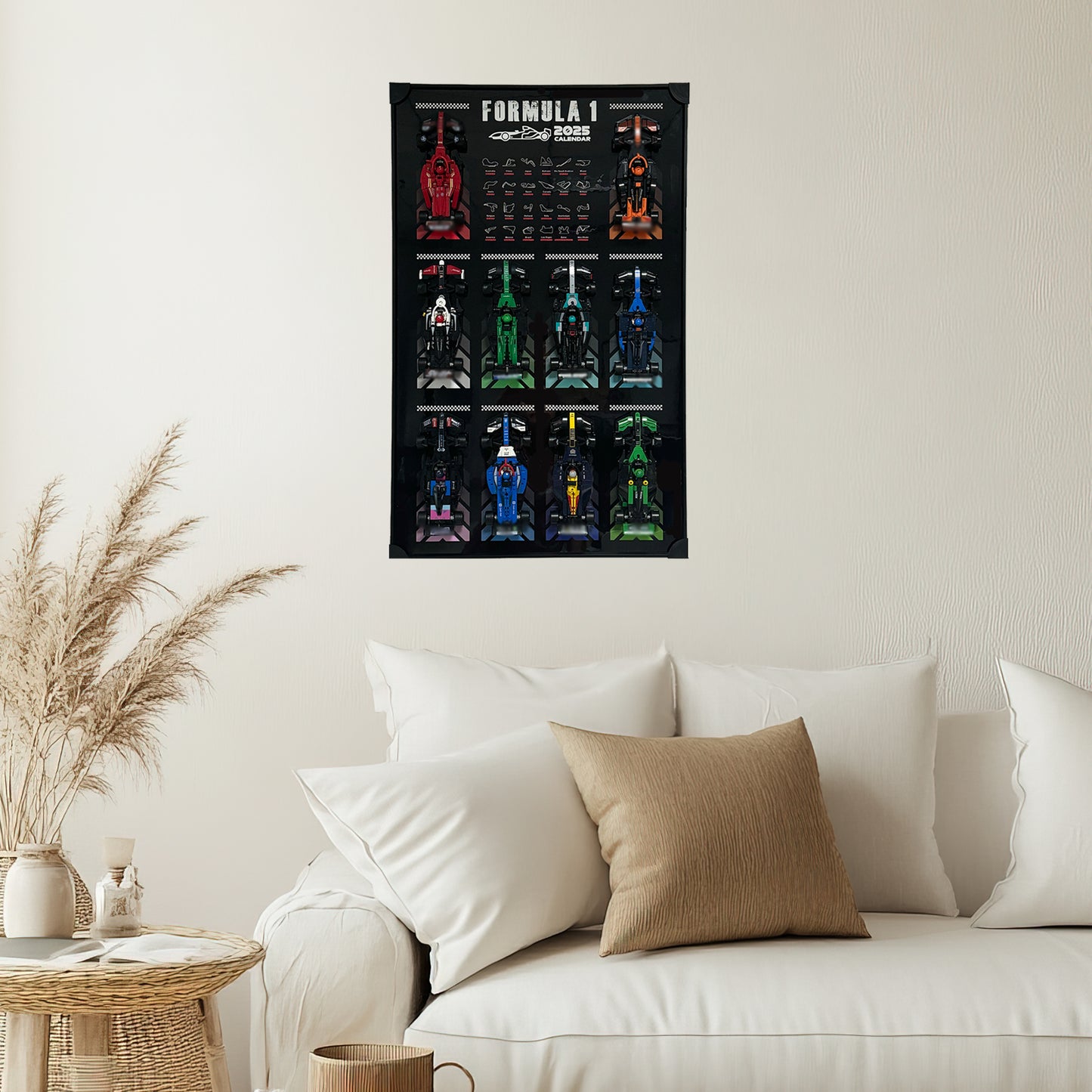 Display Wallboard Compatible with Lego 66802 Collectible F1 Model Car Building Set,Dustproof Clear Display Box Compatible with Lego Speed Champions Ultimate Formula 1(Box Only，Model Not Included)