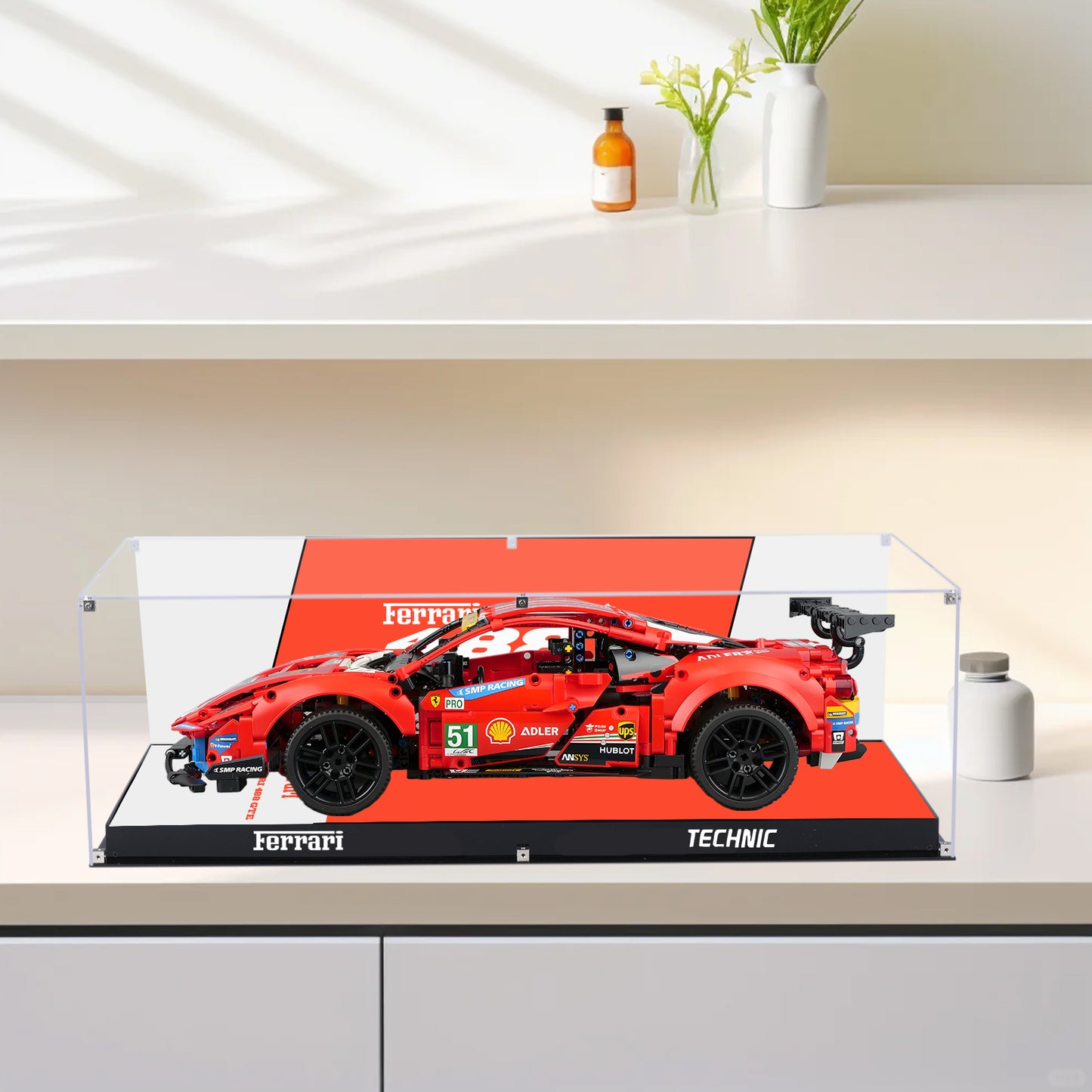 BrickArmor Display Case for LEGO Faraday 488 42125