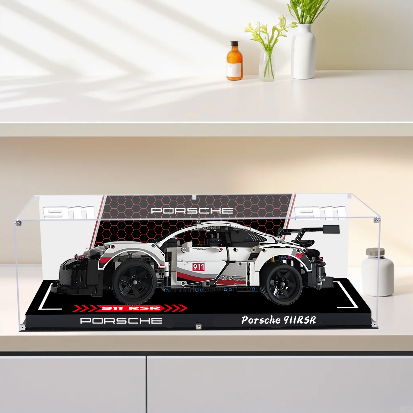 BrickArmor Display Case for LEGO Porsche 911RSR 42096