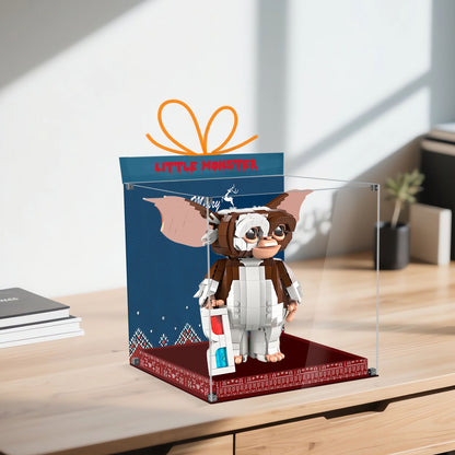 BrickArmor Display Case for LEGO 21361 Gizmo The Little Monster Building Set,Dustproof Clear Display Box Compatible with Lego21361 Gremlins(Box Only，Model Not Included)