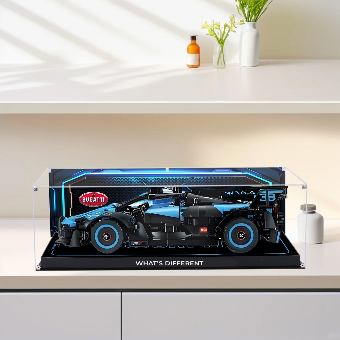 BrickArmor Display Case for LEGO Bugatti 42162