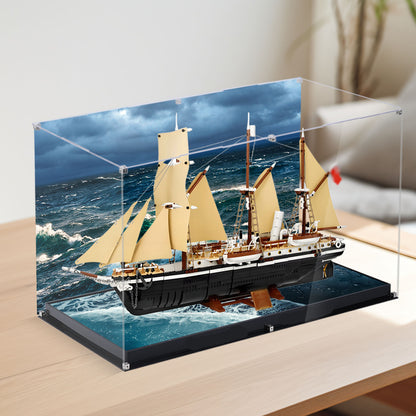 BrickArmor Display Case for LEGO 10335 The Endurance Building Set,Dustproof Clear Display Box Compatible with Lego10335(Box Only，Model Not Included)