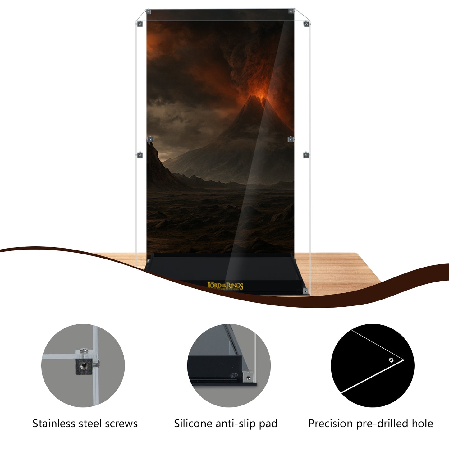 BrickArmor Display Case for LEGO 10333 The Lord of The Rings Building Set(Box Only，Model Not Included)